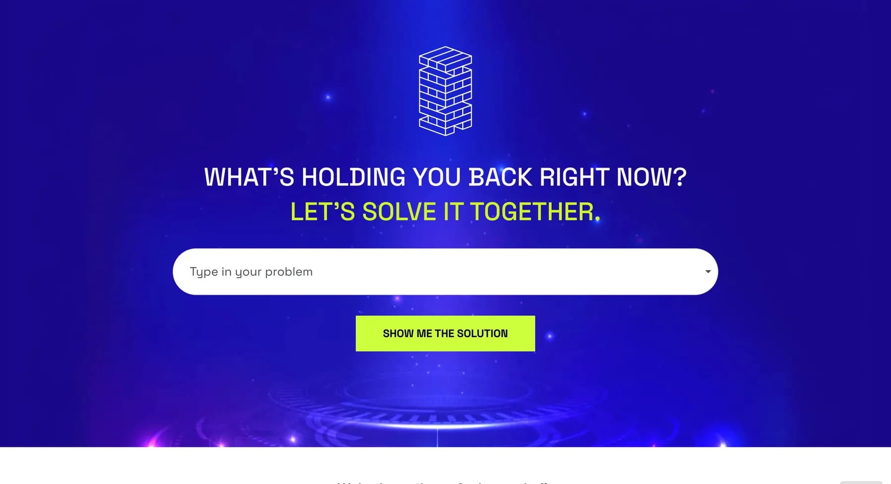 The Agency Founder website, screen 3 of 7